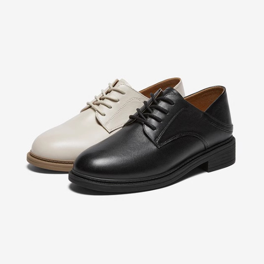 专柜正品百思图2026春季新款女鞋牛津鞋商务皮鞋深口单鞋WWE50AM6,女鞋,牛津鞋/布洛克鞋/德比鞋,淘宝优惠券,粉丝福利购,淘宝优惠卷