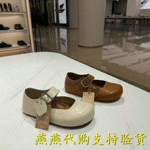 专柜正品百丽2026春款女鞋半糖吐司勃肯鞋内增高玛丽珍鞋F3H1DAQ6