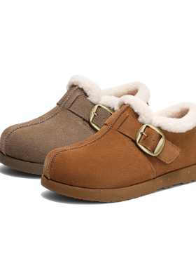 专柜正品森达2026春款女鞋毛毛鞋毛绒保暖舒适雪地靴棉鞋XWN01AM6