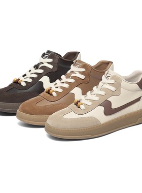 专柜正品森达2025冬新女鞋高帮运动鞋内增高休闲德训鞋4HOC8DM5