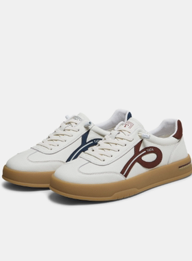 专柜正品他她2025秋季新款男鞋舒适百搭休闲鞋厚底德训鞋OFH01CM5