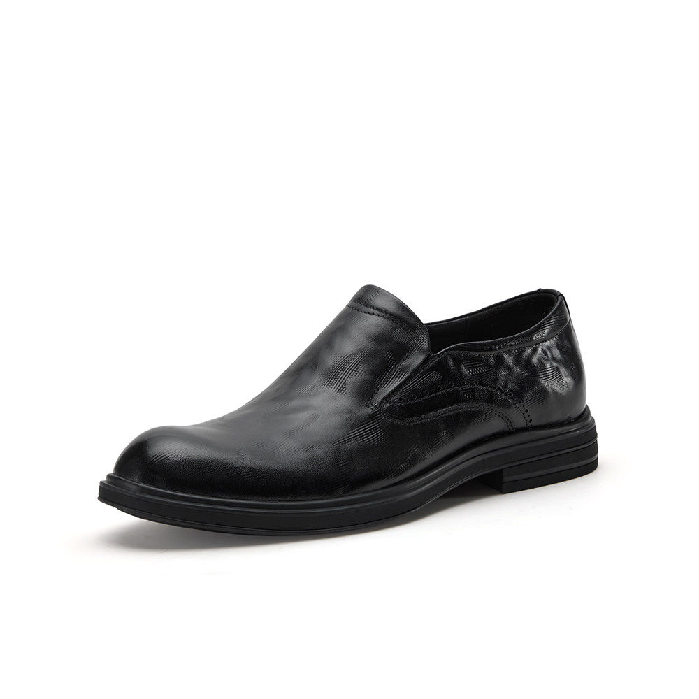 专柜正品拔佳2026春季新款男鞋舒适通勤粗跟商务正装皮鞋99227AM6,流行男鞋,正装皮鞋,淘宝优惠券,粉丝福利购,淘宝优惠卷