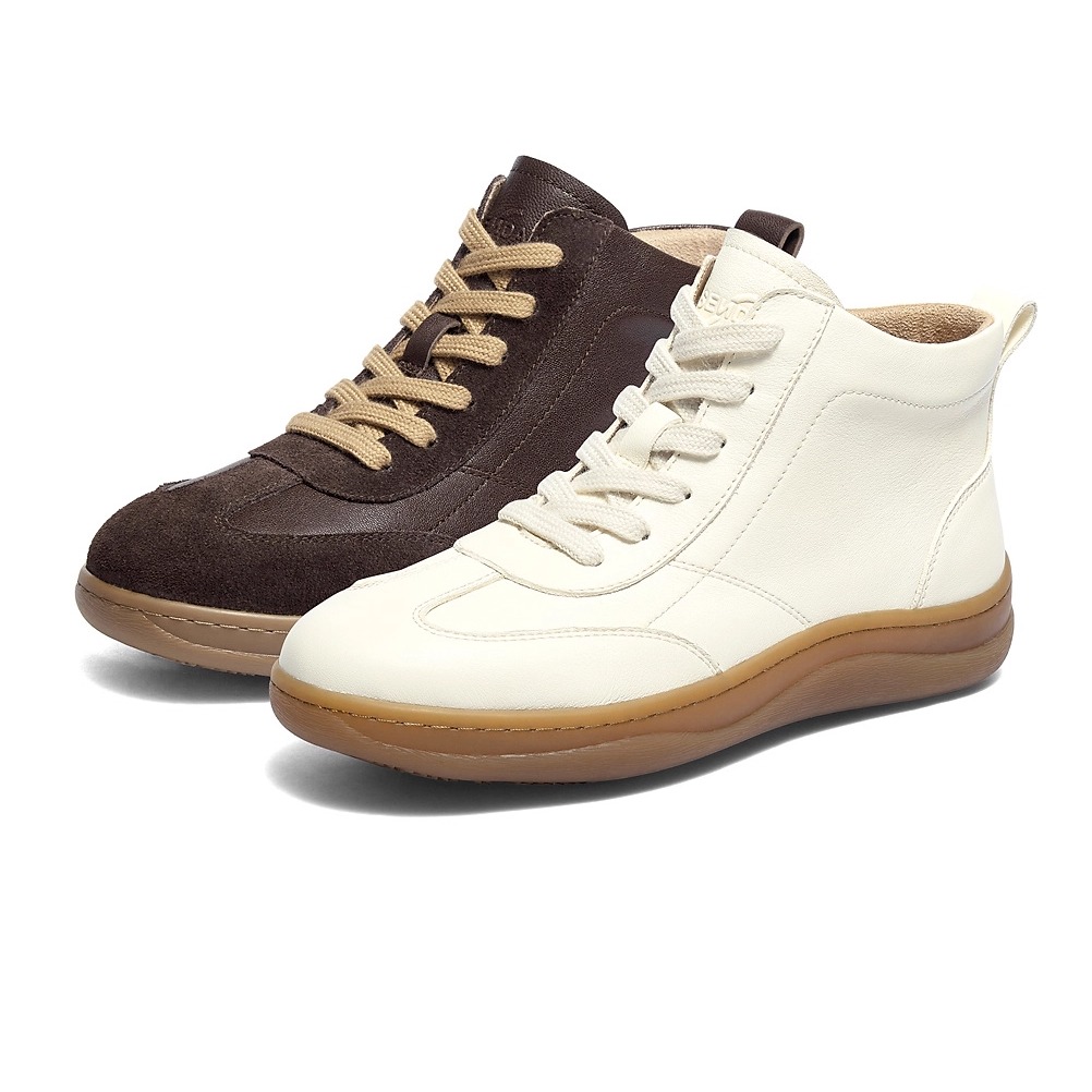 Senda/森达女靴厚底增高时装靴