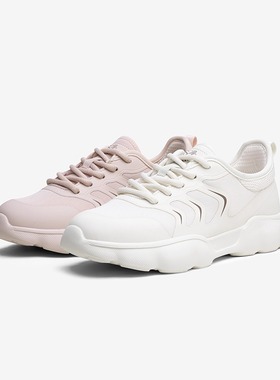 专柜正品百思图2025秋季新款女鞋网面透气厚底运动休闲鞋D3213CM5