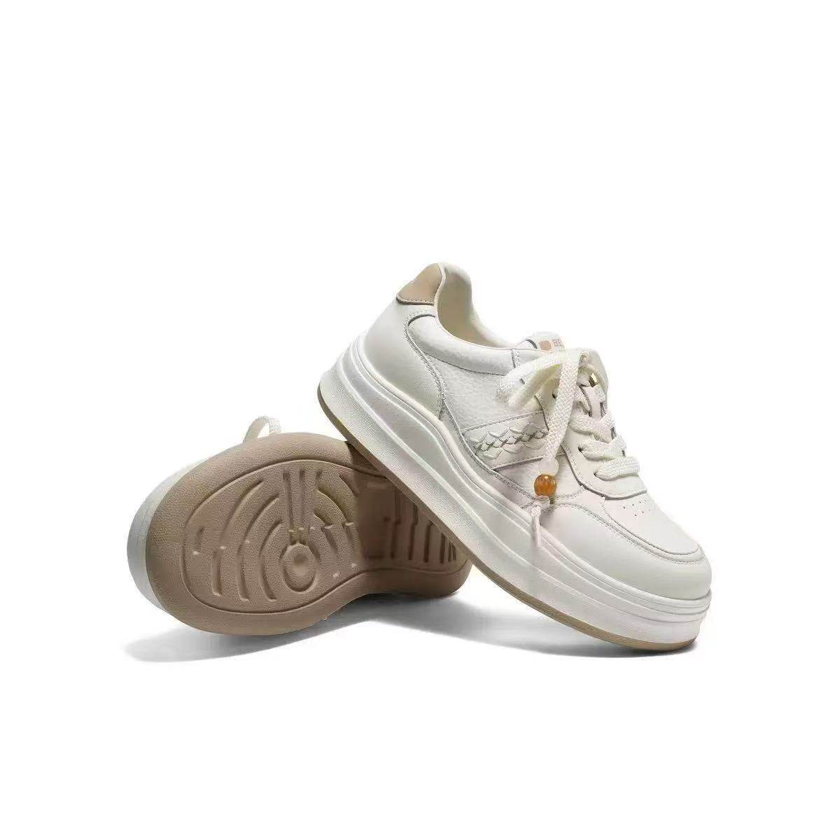 专柜正品百丽厚底增高小白板鞋女2026春款百搭运动休闲鞋F3L1DAM6,女鞋,休闲板鞋,淘宝优惠券,粉丝福利购,淘宝优惠卷