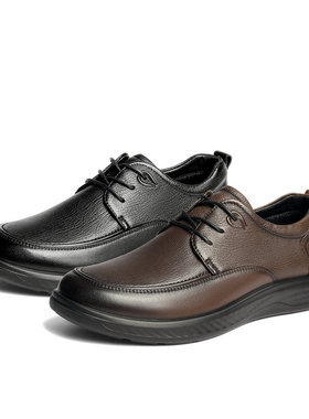 专柜正品森达2026春季新款男鞋软面舒适软底商务休闲皮鞋2DB01AM6