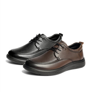 软面舒适软底商务休闲皮鞋 专柜正品 男鞋 新款 2DB01AM6 森达2026春季