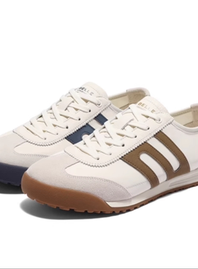 专柜正品百丽2025夏季新款男鞋休闲板鞋德训阿甘鞋运动鞋L1042BM5