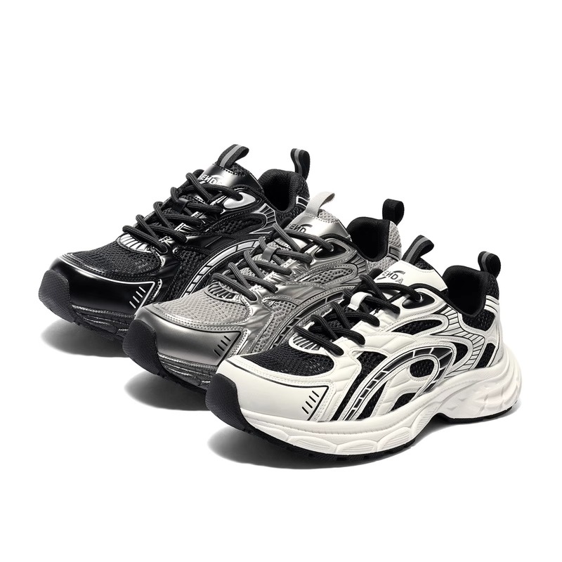 Senda/森达男鞋网面厚底老爹鞋