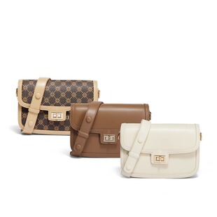 专柜正品森达2024冬季新款女包休闲小方包时尚气质斜挎包X1547DX4