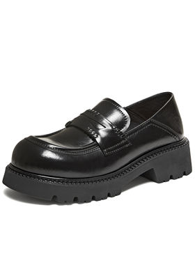 专柜正品他她2026春款女鞋厚底百搭圆头小皮鞋CMB01AA6 CMB02AM6