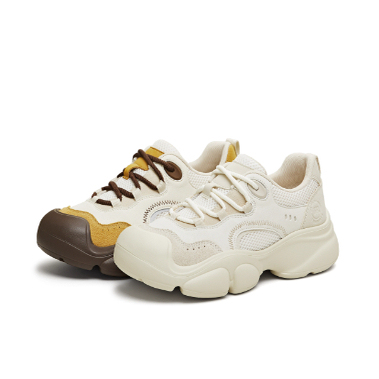 专柜正品天美意2026春款女鞋户外系带复古厚底运动休闲鞋CKY37AM6