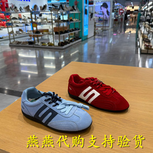 运动休闲鞋 专柜正品 跑道薄底阿甘德训鞋 女鞋 E2L1DCM5 百丽2025秋款