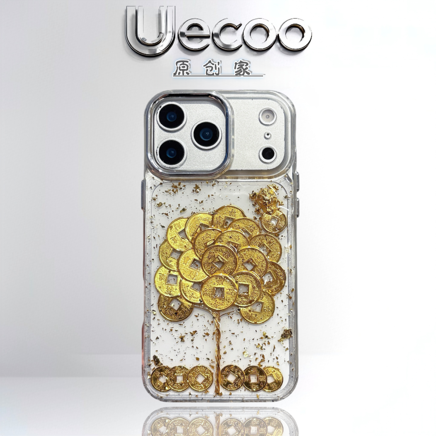 ins金币发财新年发财苹果手机壳