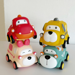 宝宝卡通小汽车耐摔惯性滑行回力儿童男女孩子益智玩具1 3岁礼物2
