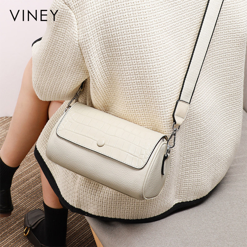 Viney女包枕头包圆筒包小包包女