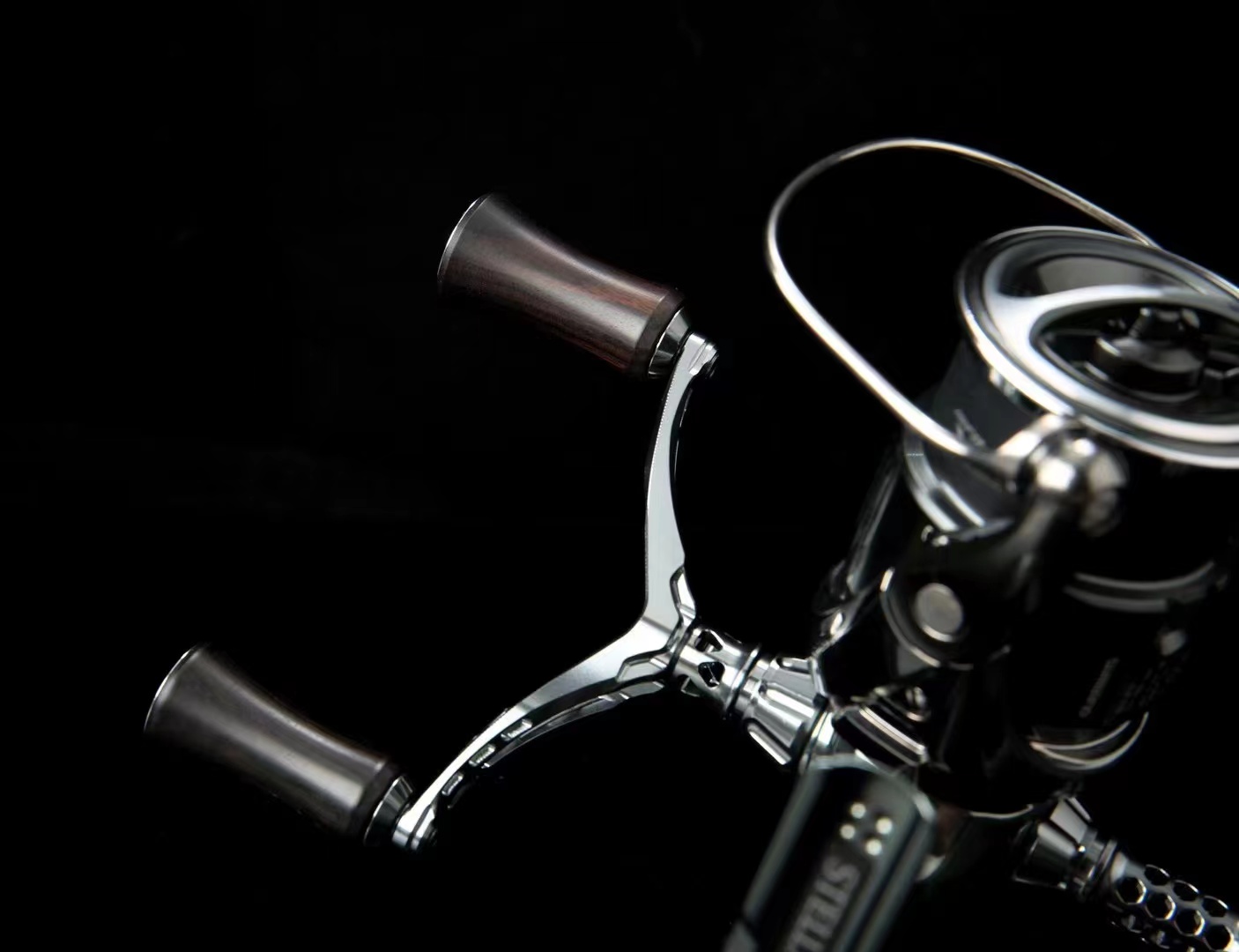 纺车轮双握丸摇臂碳改装配件平衡