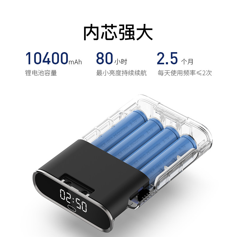 几光无线智能手扫橱柜灯led柜底灯充电免布线厨房感应灯家用夜i.