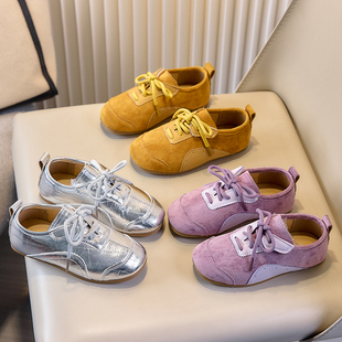 女童鞋2026新款春秋儿童运动鞋中大童女孩老爹鞋男童跑步鞋德训鞋