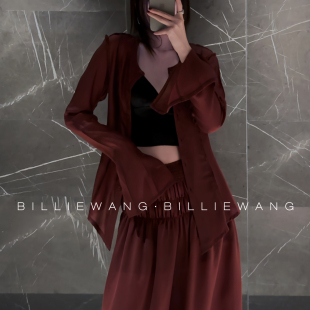 BW独立设计师高定系列｜气息｜超美结构剪裁位醋酸天丝开衫