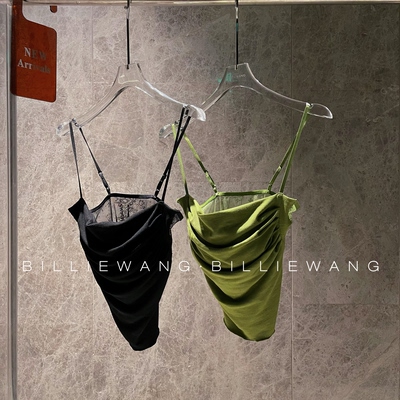 BW独立设计师时髦单品｜稀有款｜绝美后背蕾丝胸垫吊带上衣