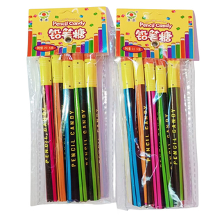 享乐铅笔糖网红糖果水果味压片糖8090后童年怀旧创意文具糖小卖