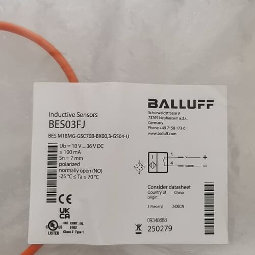 可维修BALLUFF BES03FJ BES M18议价