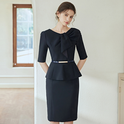 OL风格连衣裙艾尚臣职业装工作服