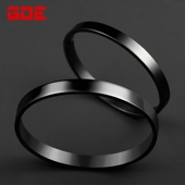 简约手镯男士 情侣手环黑色定制镯子男生潮嘻哈七夕节礼物 日韩个性