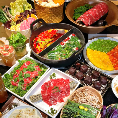 山缓缓山野风餐具新式创意火锅