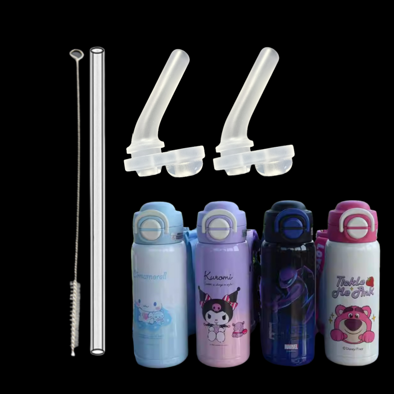 三丽鸥库洛米保温杯吸嘴吸嘴2469迪士尼24048杯双饮杯吸管配件