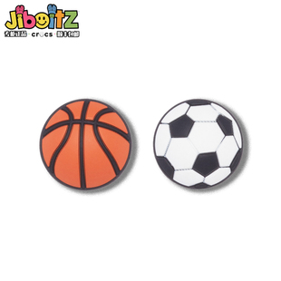 洞洞鞋配饰适配crocs配饰鞋花装饰扣足球篮球diy卡通鞋扣饰品鞋花