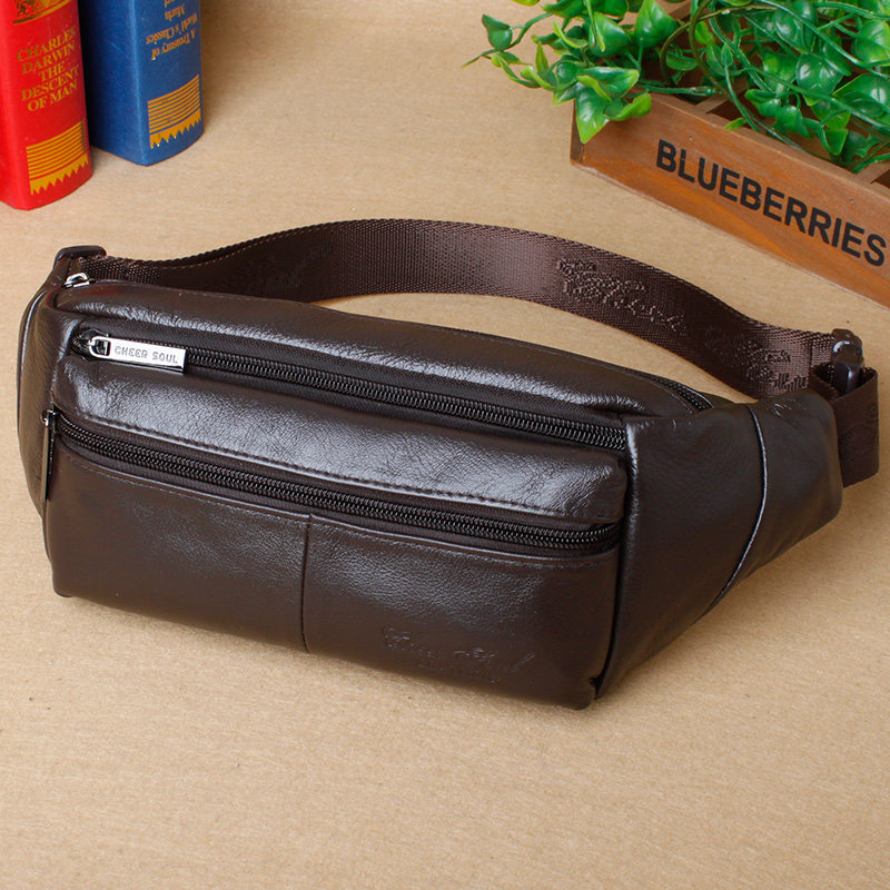 男士腰包男包真皮休閑單肩斜挎包韓版胸包牛皮小包背包潮男大容量在類目 箱包皮具/熱銷女包/男包, 男士包袋中 - 來自Buy2taobao.com提供專業的淘寶代購服務