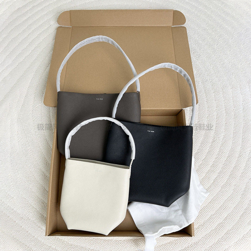 鼎版原单The*Row极简风荔枝纹牛皮大容量水桶包百搭单肩手提包女,箱包皮具/热销女包/男包,水桶包,淘宝优惠券,粉丝福利购,淘宝优惠卷