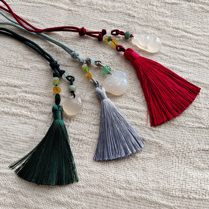 原创新中式包包古风配件流苏