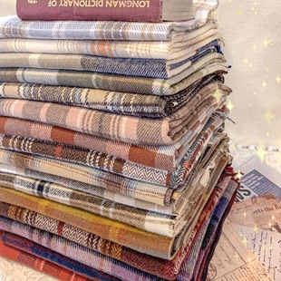 星月豚骨秋冬季 仿羊绒格子保暖情侣百搭韩系学生小众礼物JK围巾女