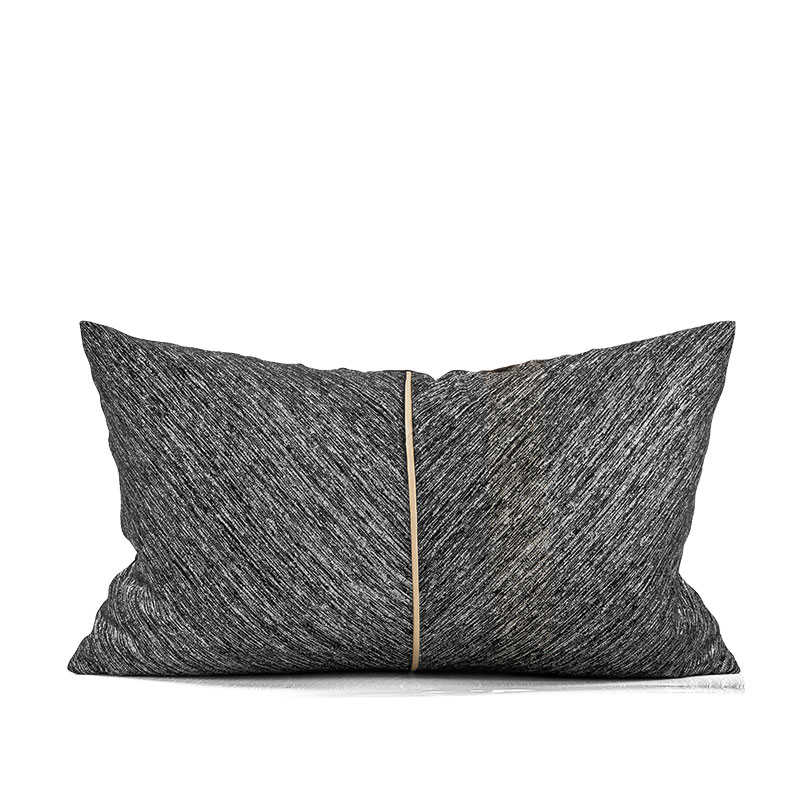 【满缘】轻奢新中式腰枕样板房软装沙发靠枕靠垫套含芯床头腰靠枕