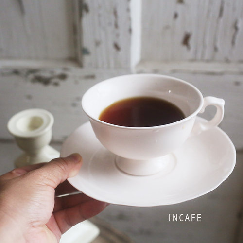 法式陶瓷杯子下午茶咖啡杯INCAFE家日式杂货奶油风韩式餐具套装