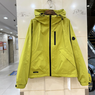 高级感袖 2026新款 标休闲连帽减龄冲锋衣外套女 欧洲站春装 26W8808