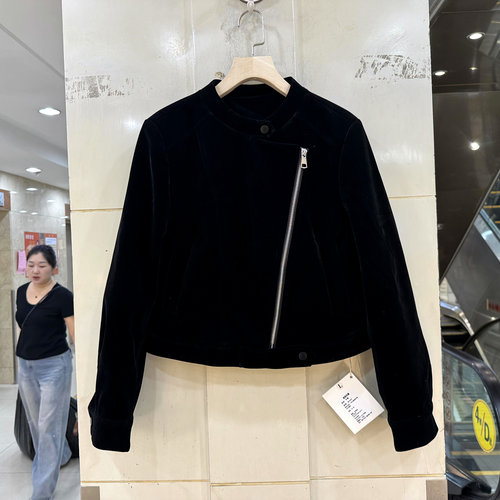 摩登风暴B2667丝绒短外套