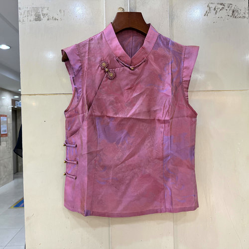 91116-6中式国风桑蚕丝衬衫