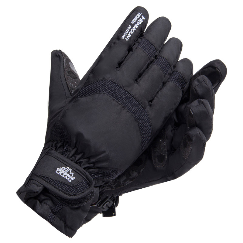 加绒触屏手套男女冬季保暖加厚防风防水防寒棉摩托骑行车滑雪手套