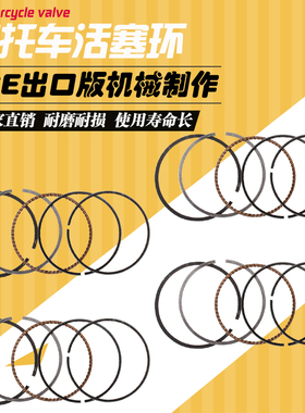 适用KAWASAK 配件 川崎西风 蝶灯400  ZXR400 ZZR400活塞环