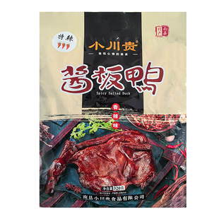 小川贵酱板鸭320g 南县特产香辣酱板鸭肉零食卤味小吃