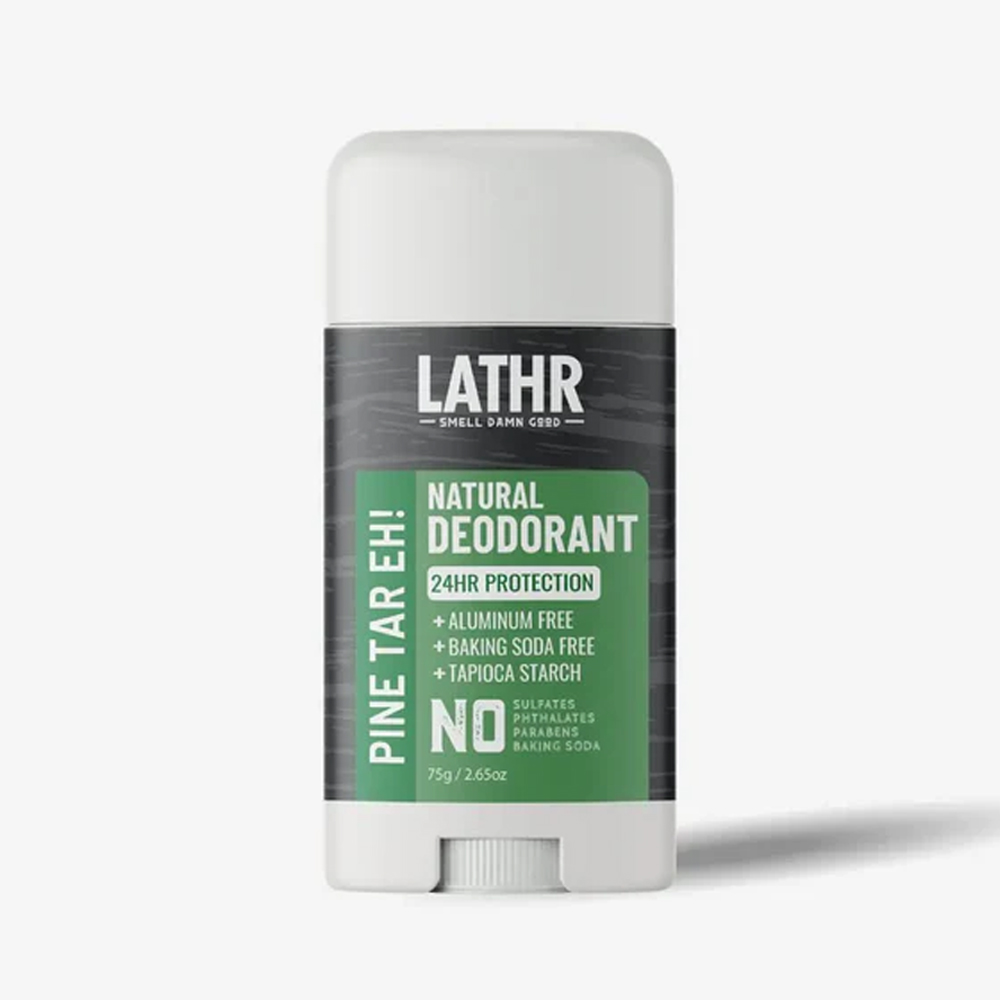 Lathr-Deodorant Pine Tar天然松树油柠檬香纯净亲肤无铝 除臭棒