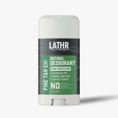 Lathr-Deodorant Pine Tar天然松树油柠檬香纯净亲肤无铝 除臭棒