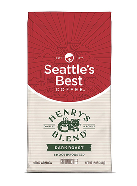 Seattle's Best Coffee-西雅图超佳咖啡 亨利综合 深度咖啡粉340g