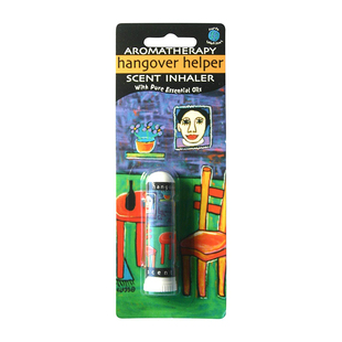 Earth Solutions-天然罗勒薄荷Hangover Helper 香薰精油吸入器