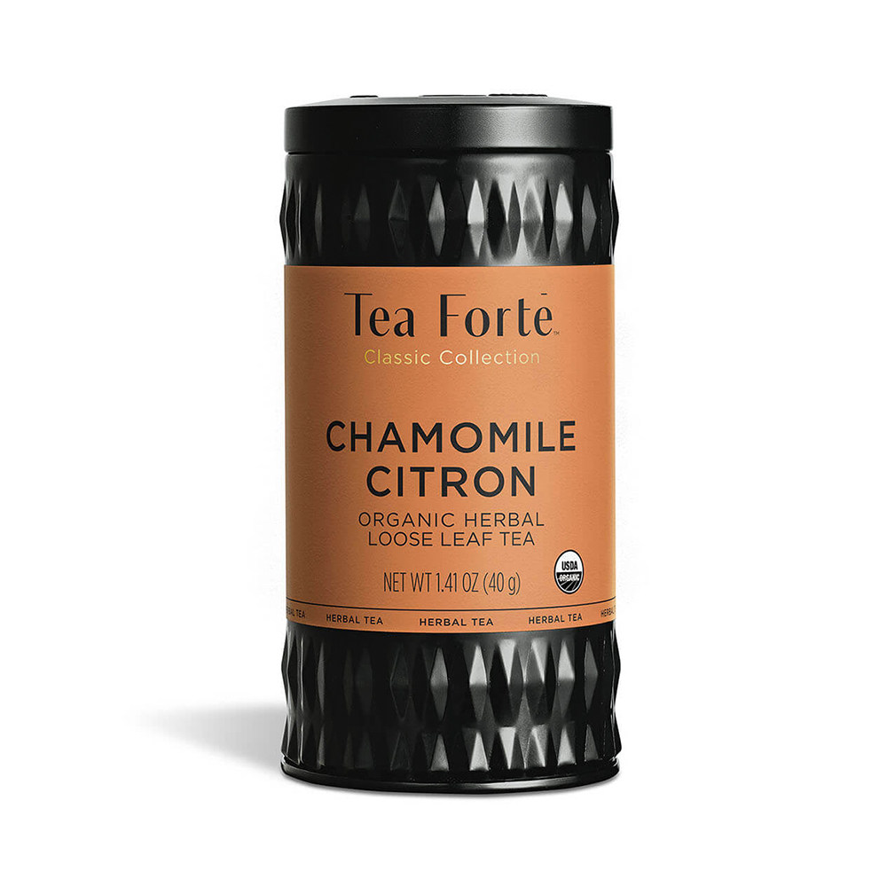 Tea Forte-促进睡眠增强免疫缓解抑郁洋甘菊柚子甘草根罐装茶叶