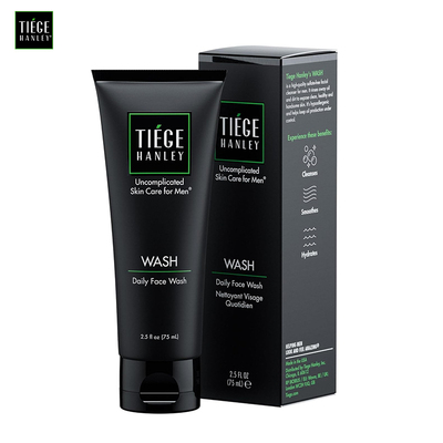 Tiece Hanley-保湿敏感肌肤适用控制油脂分泌预防痘痘男士洗面奶